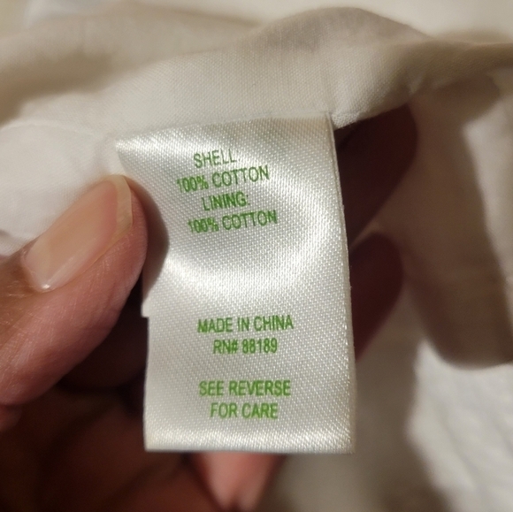 Lilly pulitzer White strapless zip up front dress si6. - Picture 9 of 11